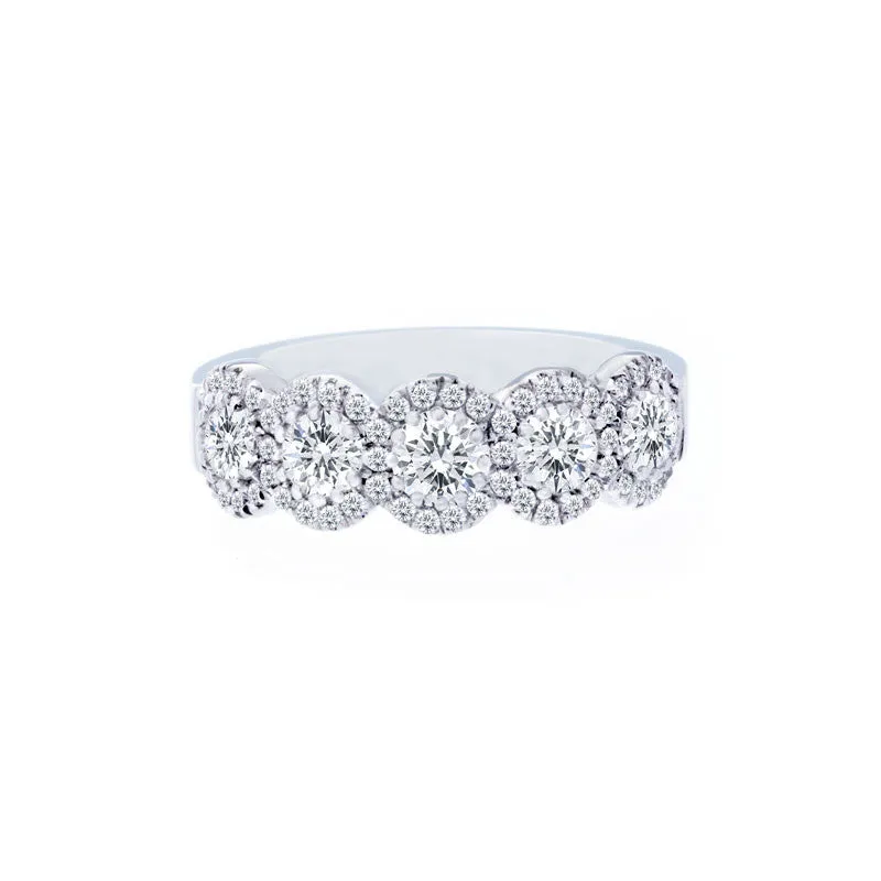 Forevermark 5 Halo Diamond Ring